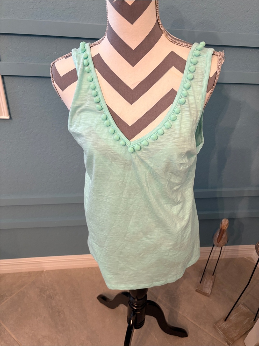 Lilly Pulitzer NWOT Gigi Top Resort Aqua - Size S